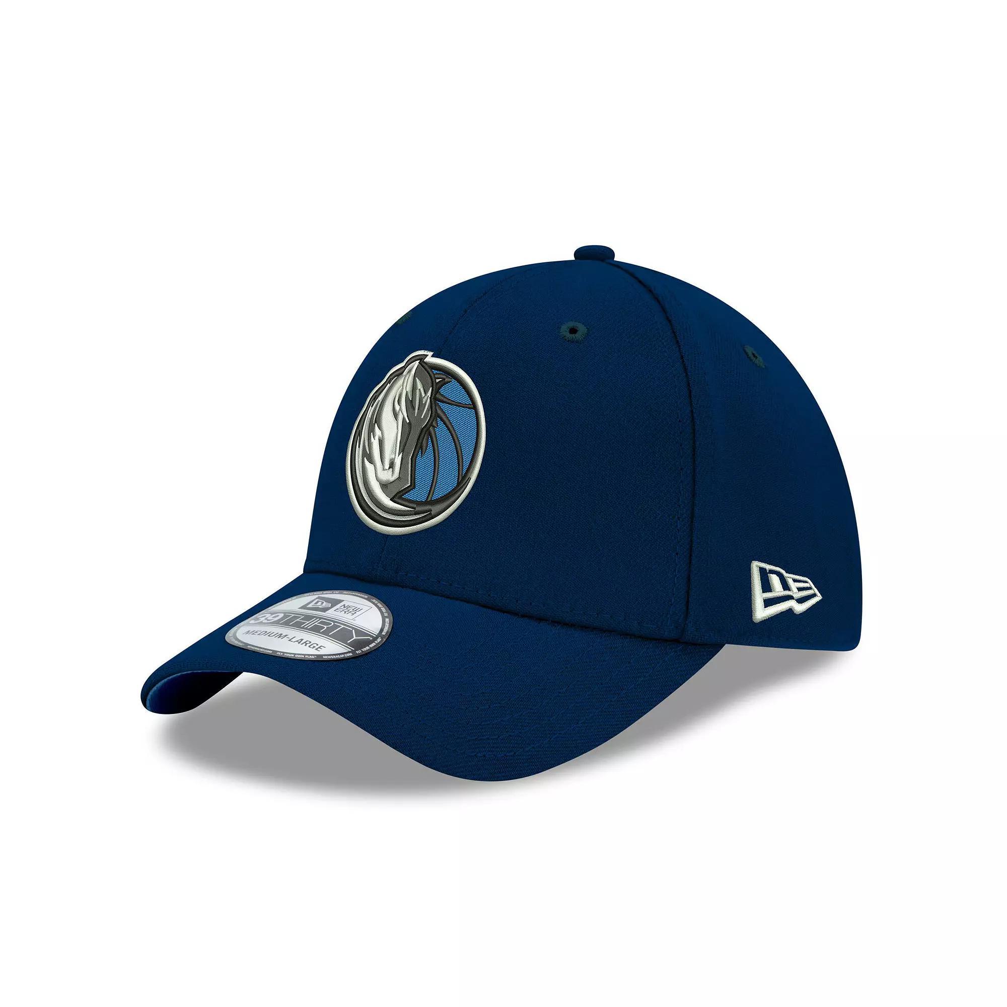 Men's New Era Navy Dallas Mavericks Team Classic 39THIRTY Flex Hat, Size: Medium/Large, Blue Product Image