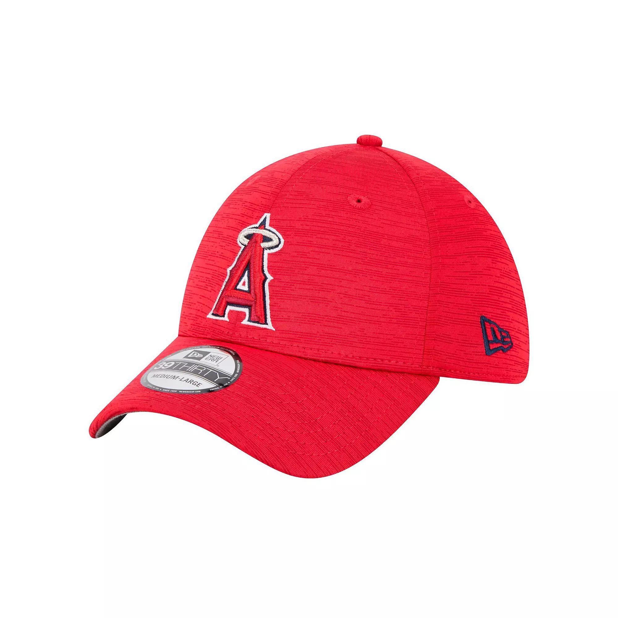 Men's New Era Red Los Angeles Angels Tech 39THIRTY Flex Hat, Size: Medium/Large Product Image