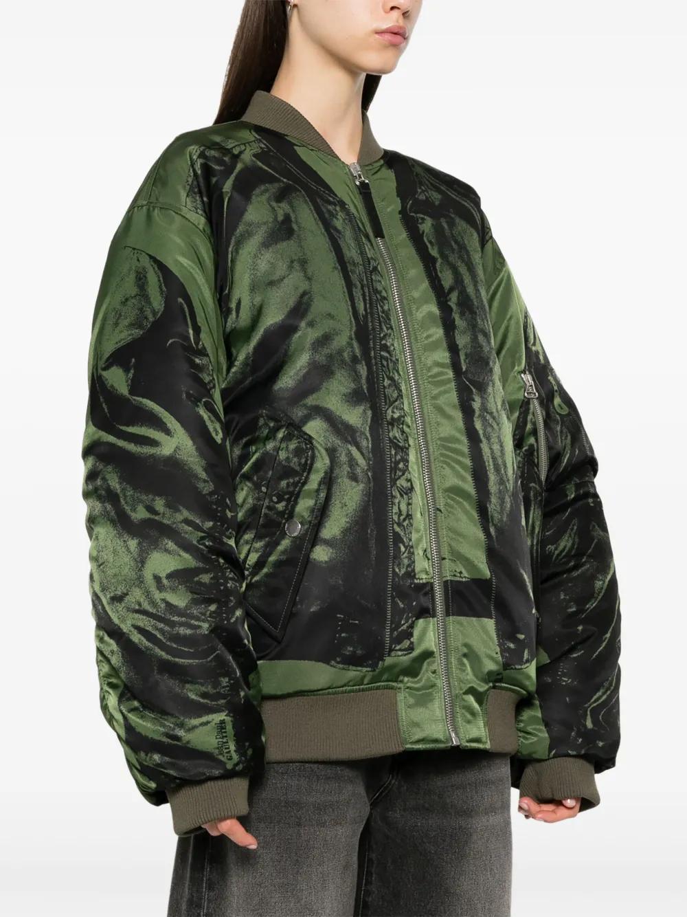 The Trompe l&apos;oeil bomber jacket Product Image