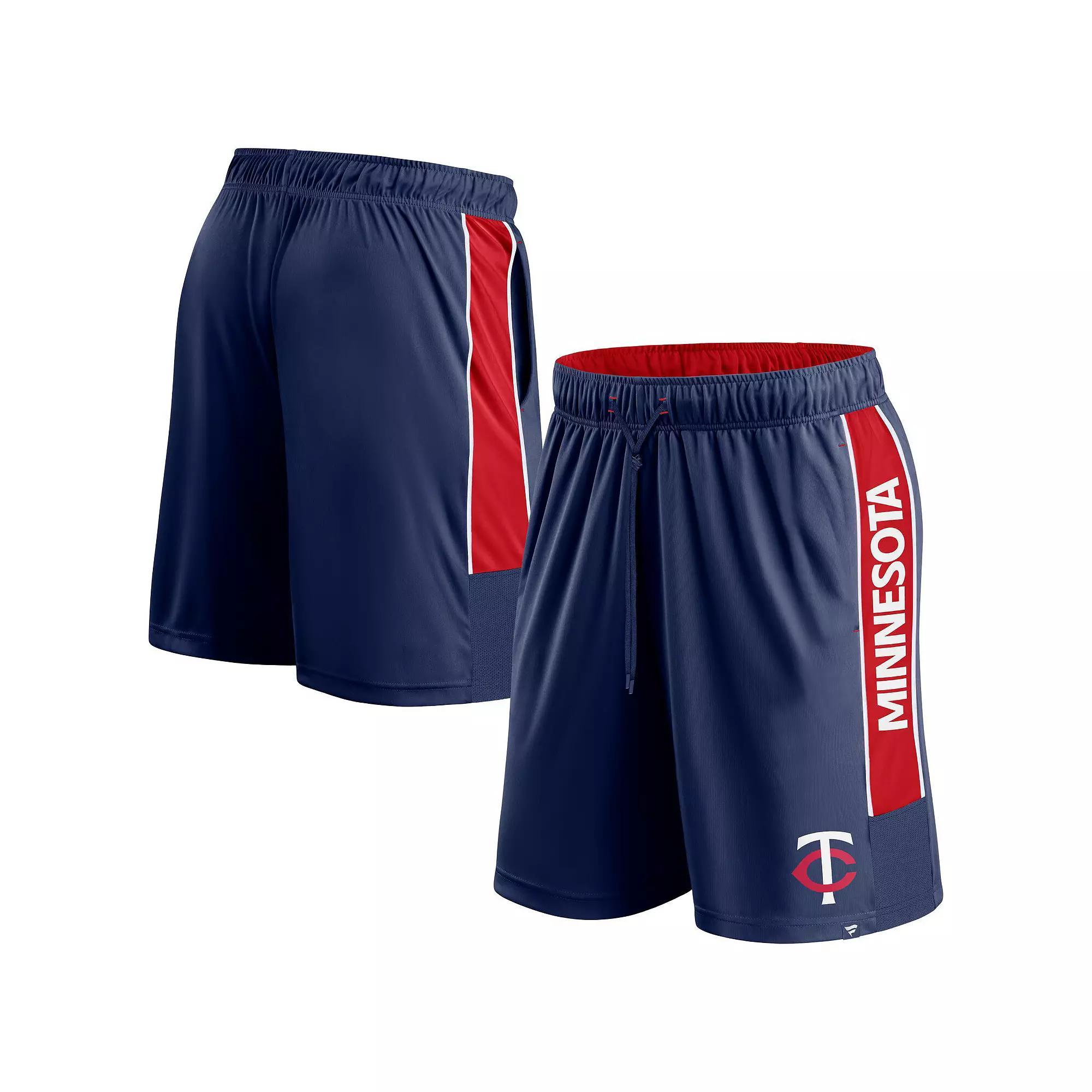 Men's Fanatics Branded Navy Minnesota Twins Win The Match Defender Shorts, Size: Medium, Blue Product Image