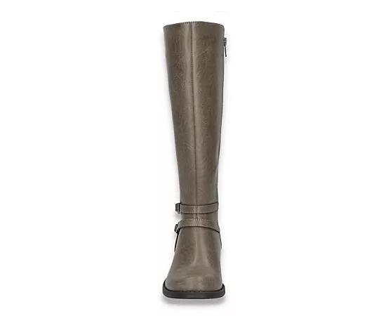 Easy Street Bay Plus Plus by Easy Street Women's Wide Athletic Calf Tall Boots, Size: 9, Black Product Image