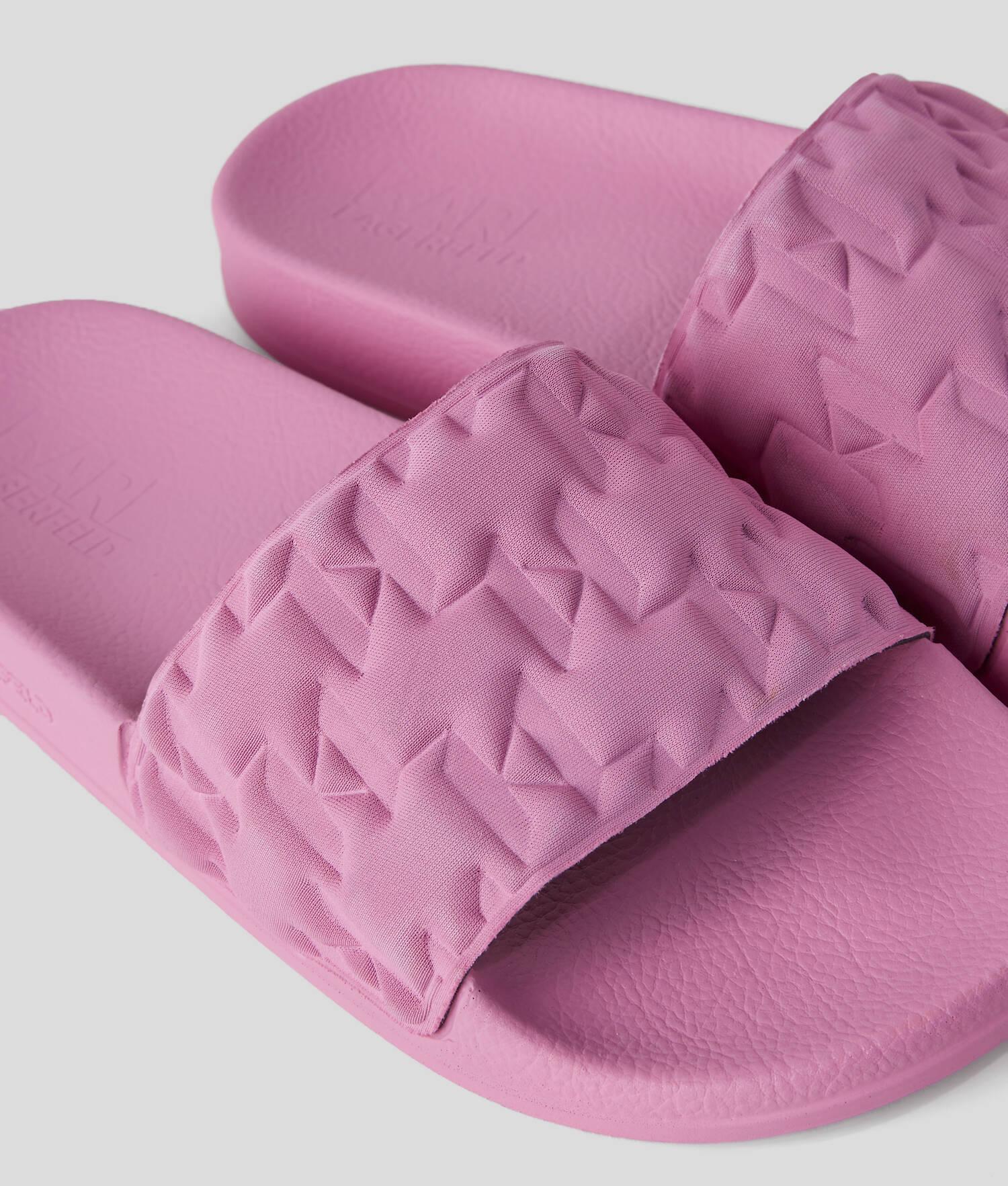 KL MONOGRAM PADDED SANDALS Product Image