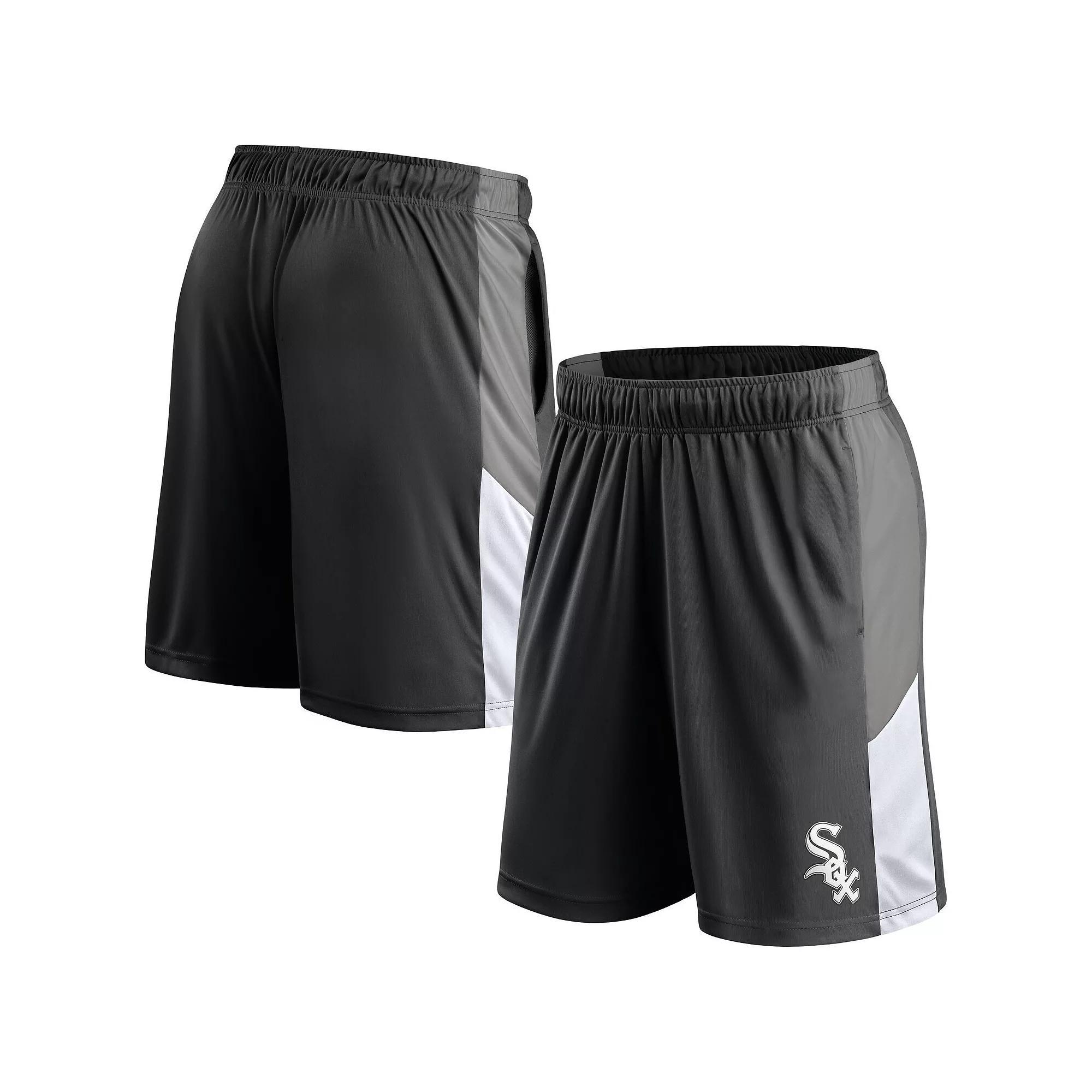 Men's Fanatics Branded Black Chicago White Sox Primary Logo Shorts, Size: Small Product Image