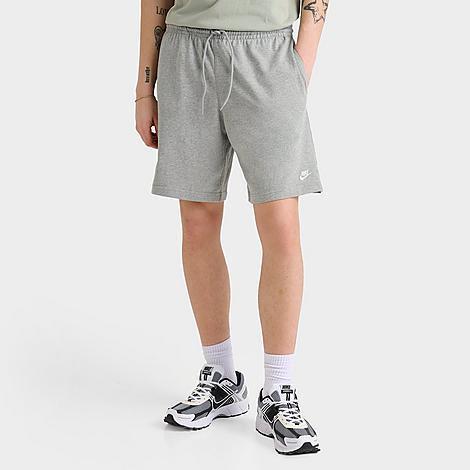 Big & Tall Nike Club Knit Shorts, Men's, Size: 3XL Tall, Black White Product Image