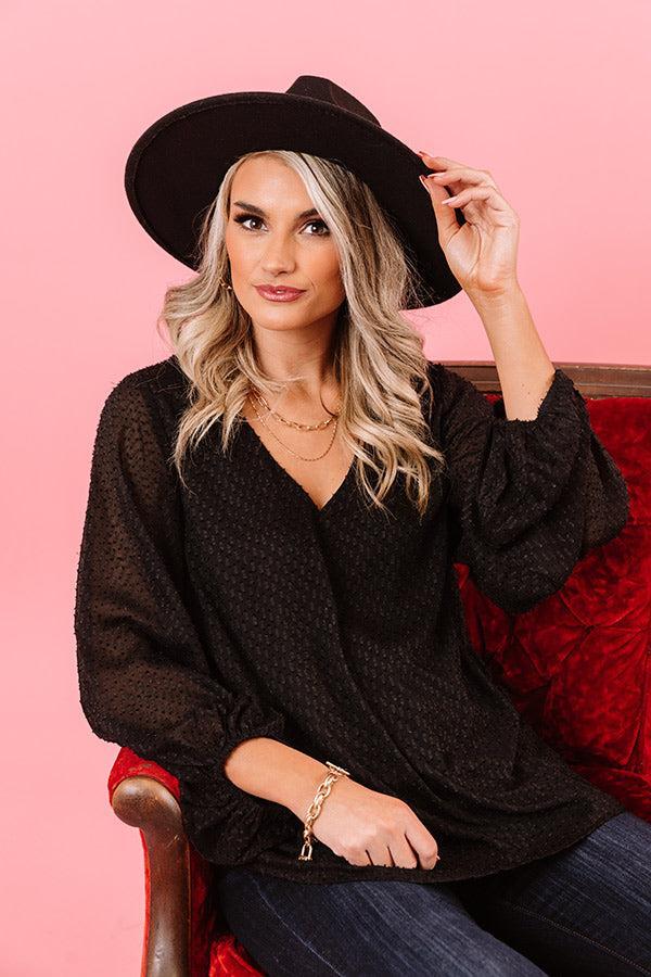 Highly Requested Shift Top in Black Product Image