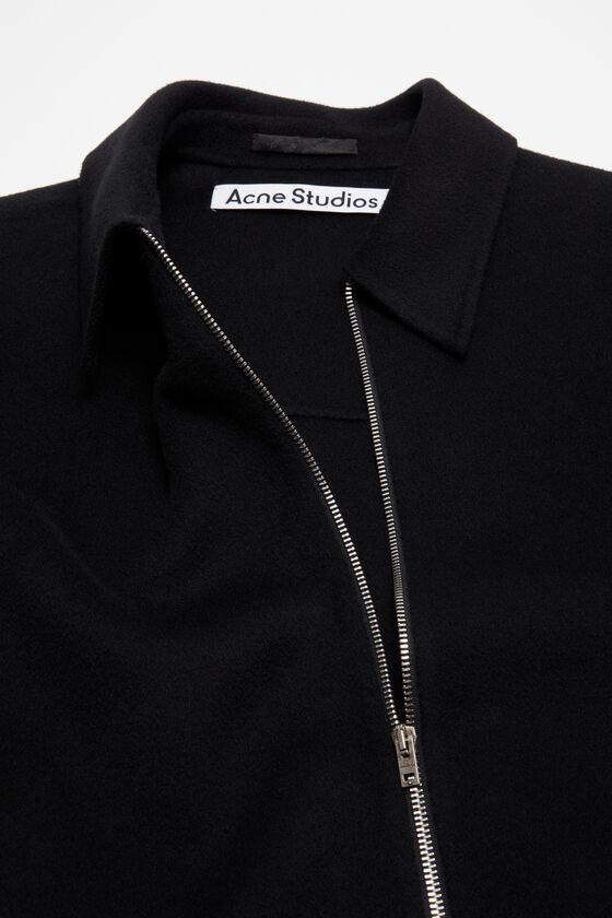 Wool zipper jacket Product Image