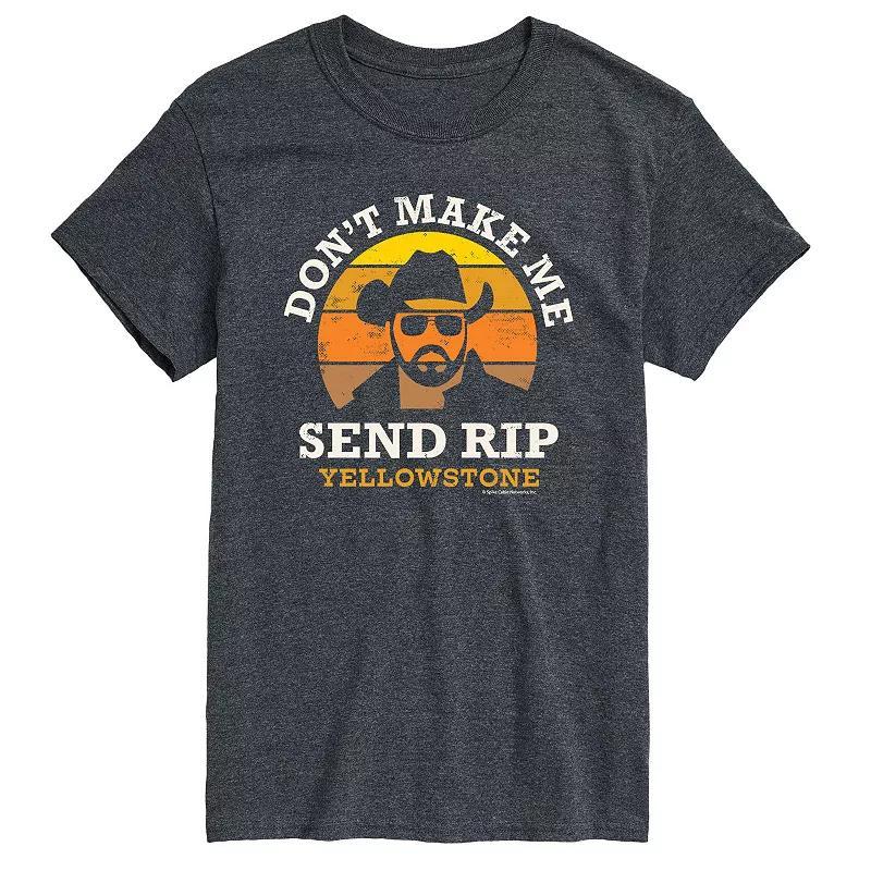 Mens Yellowstone Make Me Send Rip Tee Product Image