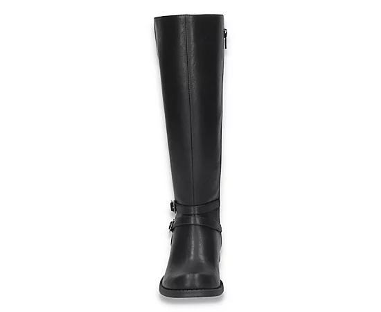 Easy Street Bay Plus Plus by Easy Street Women's Wide Athletic Calf Tall Boots, Size: 9, Black Product Image