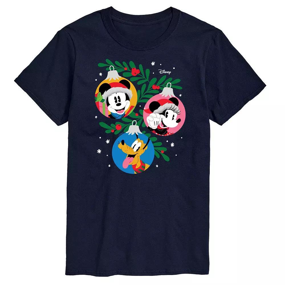 Disney's Mickey Mouse & Friends Men's Ornaments Graphic Tee, Size: Small, Black Product Image
