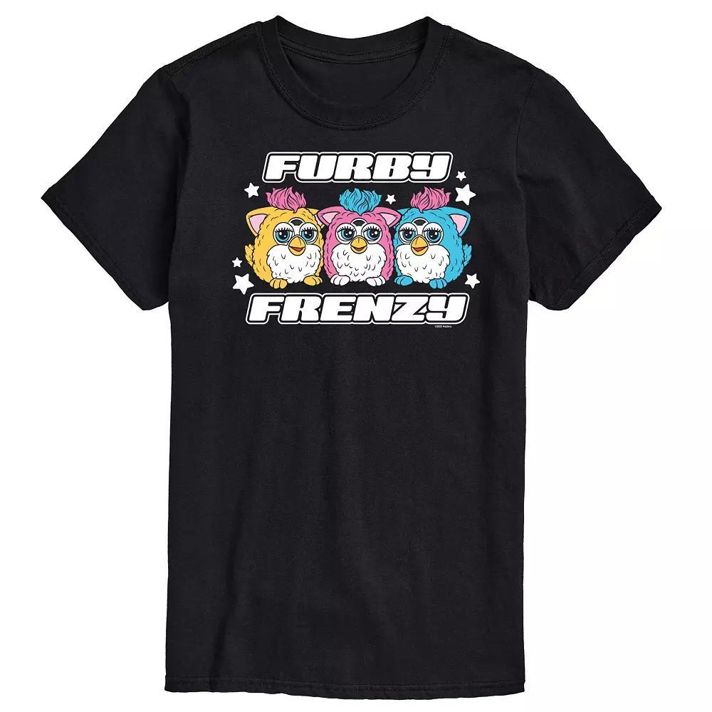 Mens Furby Frenzy Graphic Tee by Hasbro Grey Gray Product Image