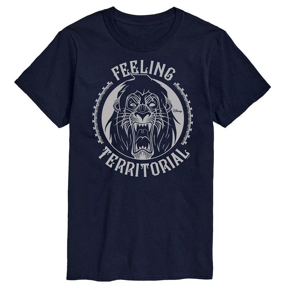 Disney Villains Scar Mens Feeling Territorial Graphic Tee Product Image
