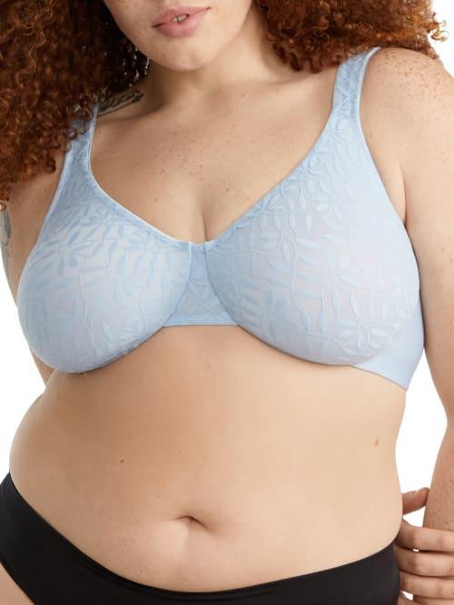 Olga® by Warner's® Sheer Leaves Lace Full-Figure Full-Coverage Minimizer Bra 35519, Women's, Size: 42 Dd, Butterscotch Product Image