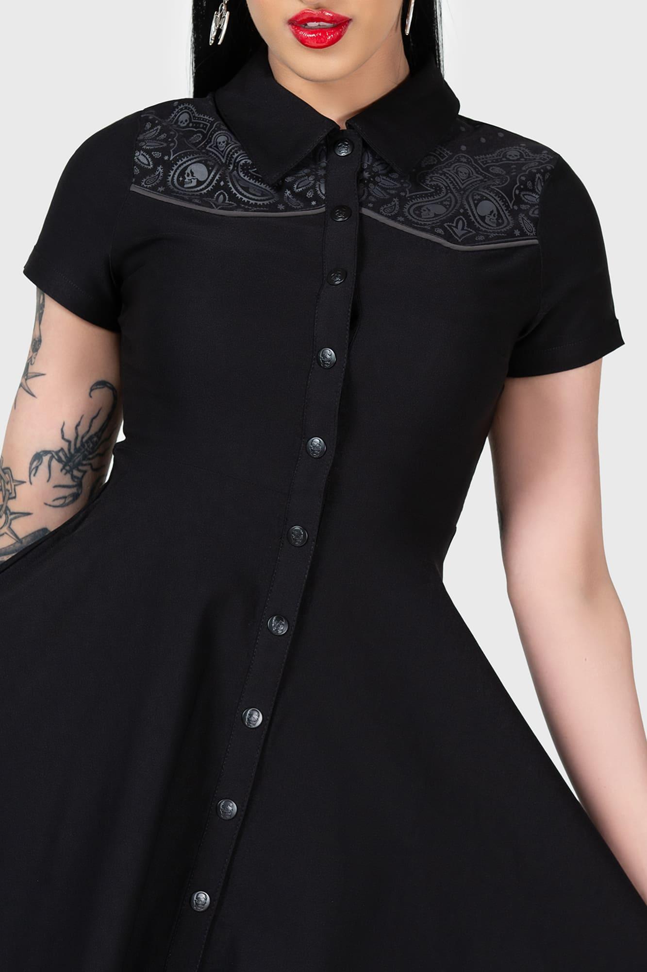 No Where's Ville Skater Dress Female Product Image