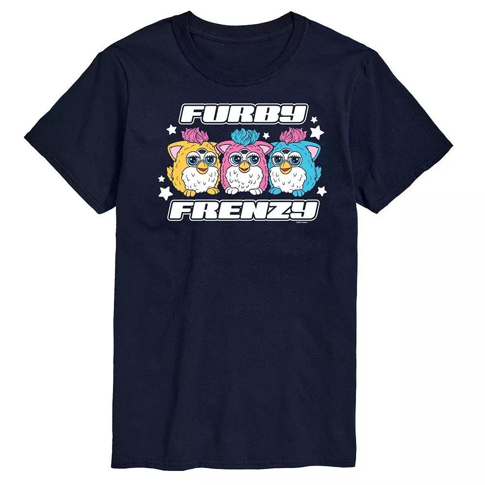 Mens Furby Frenzy Graphic Tee by Hasbro Grey Gray Product Image