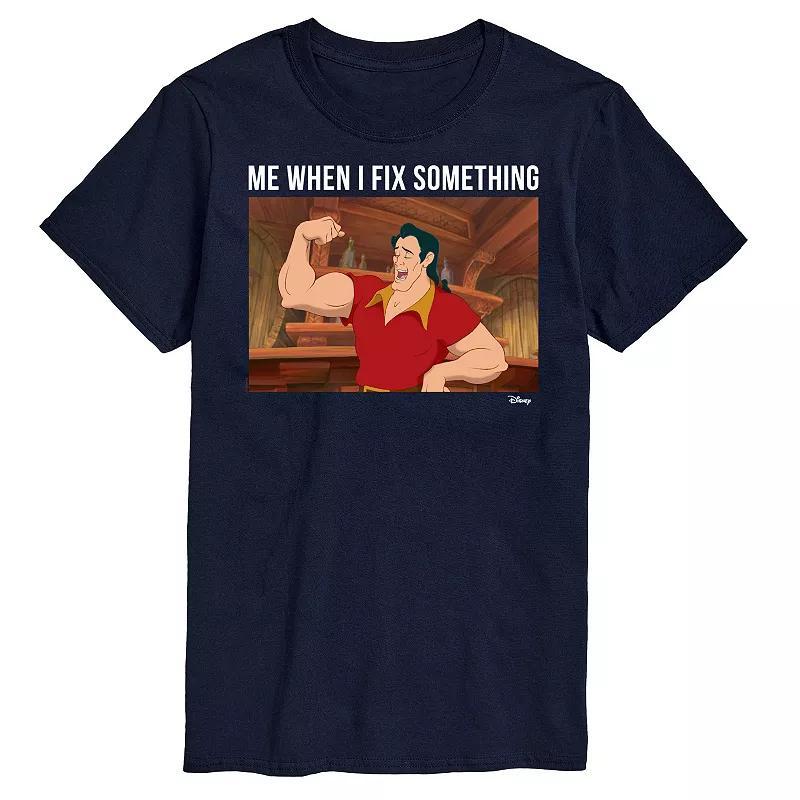 Disney Princess Big & Tall Gaston Graphic Tee, Mens Product Image