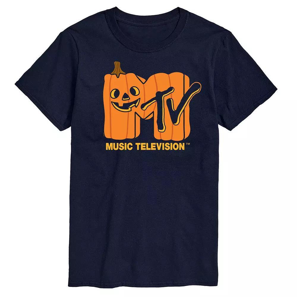 Big & Tall MTV Jack O Lantern Logo Graphic Tee, Mens Product Image