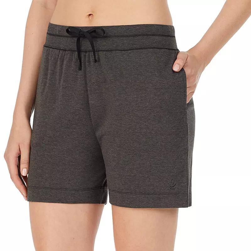Women's Cuddl Duds® Pajamas: Essentials Pajama Sleep Shorts, Size: XS, Black Product Image
