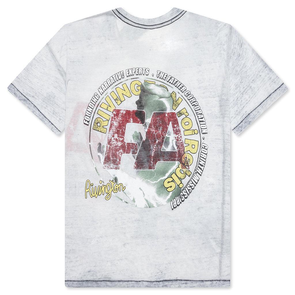 Founding Narrative Tee - Blue Burnout Male Product Image