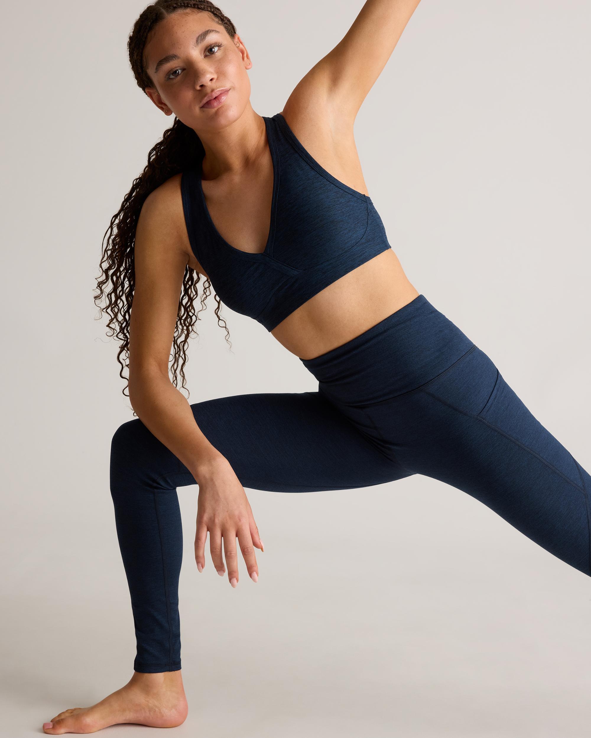 Quince | Women's Ultra-Soft High-Rise Pocket Legging Size XS, Nylon/Spandex Product Image