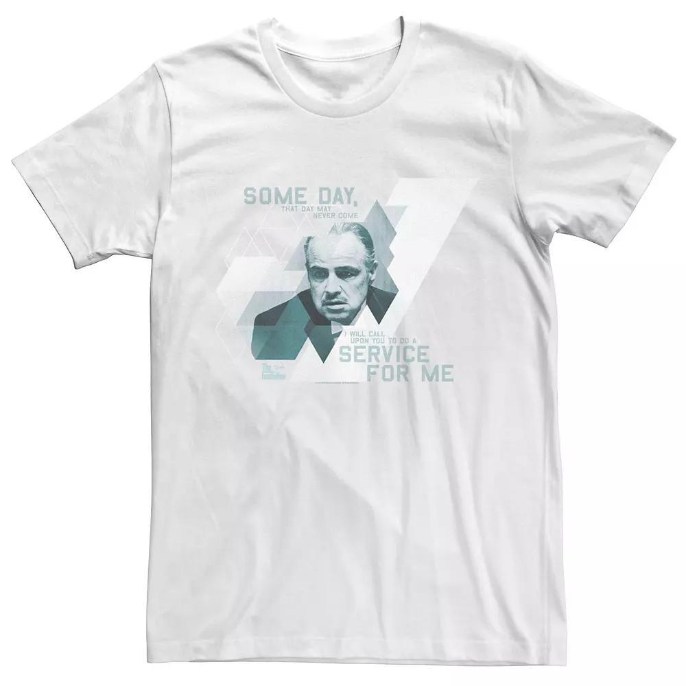 Men's The Godfather I Will Call Upon You To Do A Service Quote Tee, Size: XXL, White Product Image