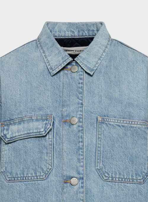 the ’90s denim chore coat Product Image