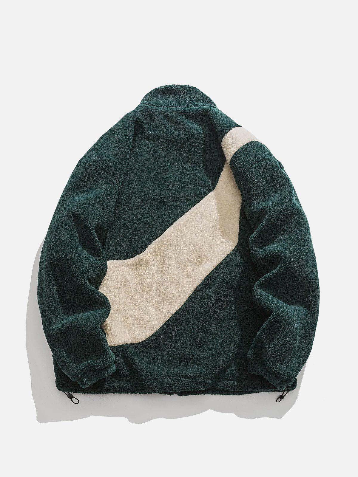Aelfric Eden Patchwork Sherpa Coat Product Image