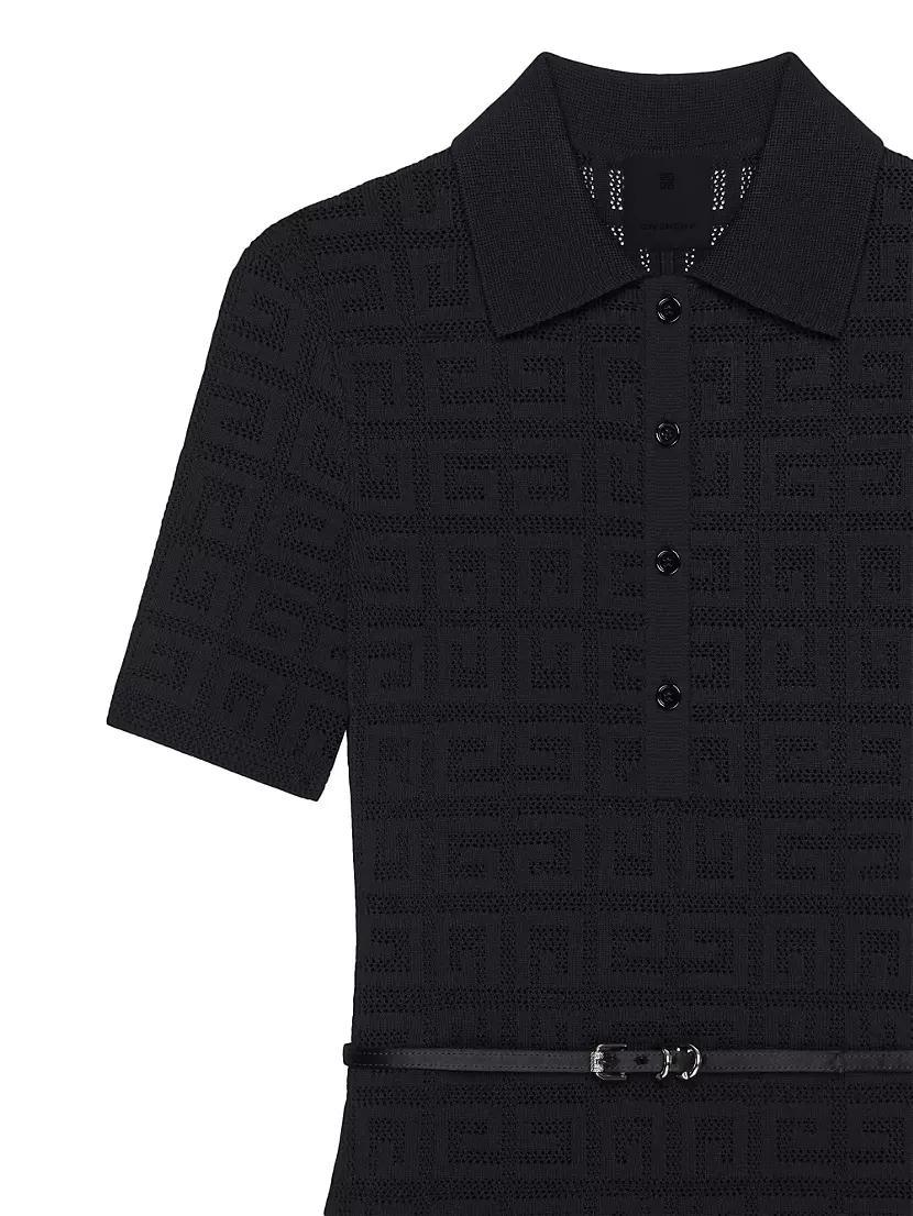 Womens Voyou Polo Dress in 4G Jacquard Product Image