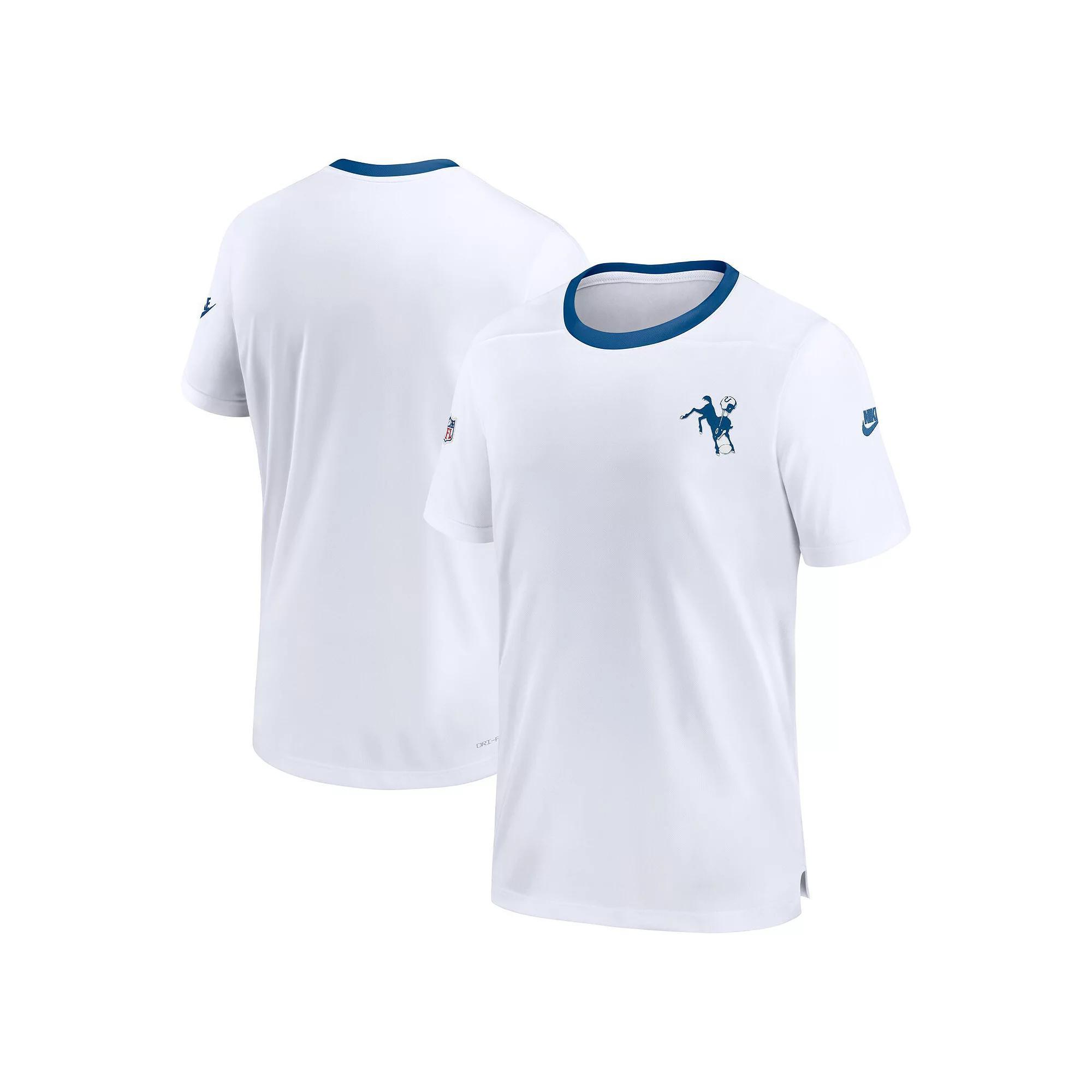 Mens Nike Indianapolis Colts Indiana Nights Alternate Coach Performance T-Shirt Product Image