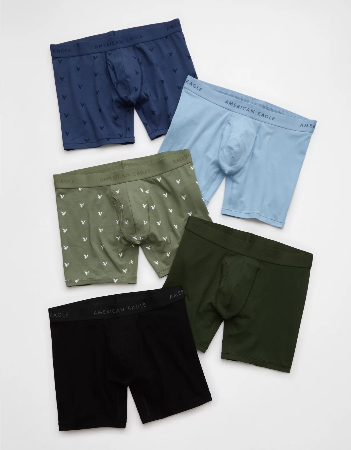 AEO Men's 6" Classic Boxer Brief 5-Pack Product Image