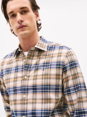 Regular Fit Plaid Oxford Shirt Product Image