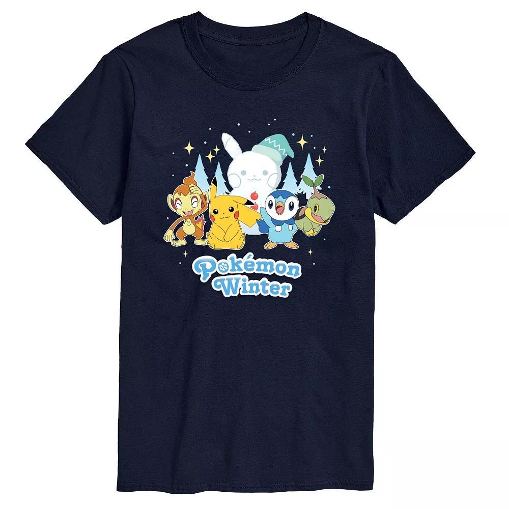 Big & Tall Pokemon Sinnoh Winter Tee, Mens Product Image