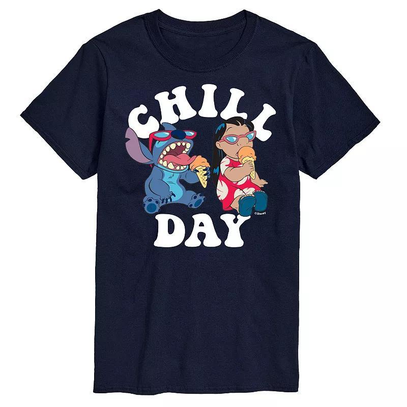 Disneys Lilo and Stitch Big & Tall Chill Day Graphic Tee, Mens Product Image