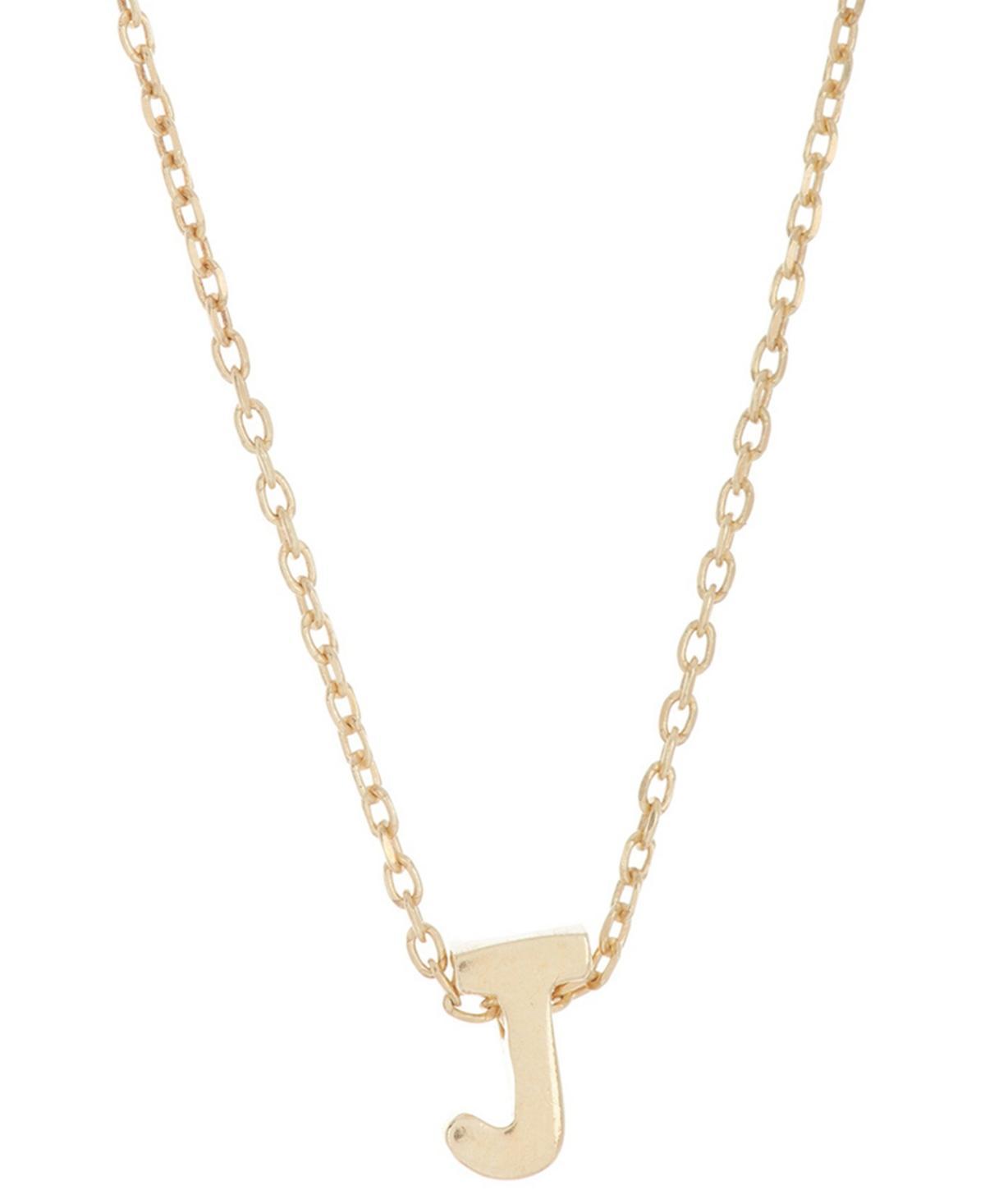 Adornia Mini Initial Pendant Necklace, Women's, Gold Tone H Product Image