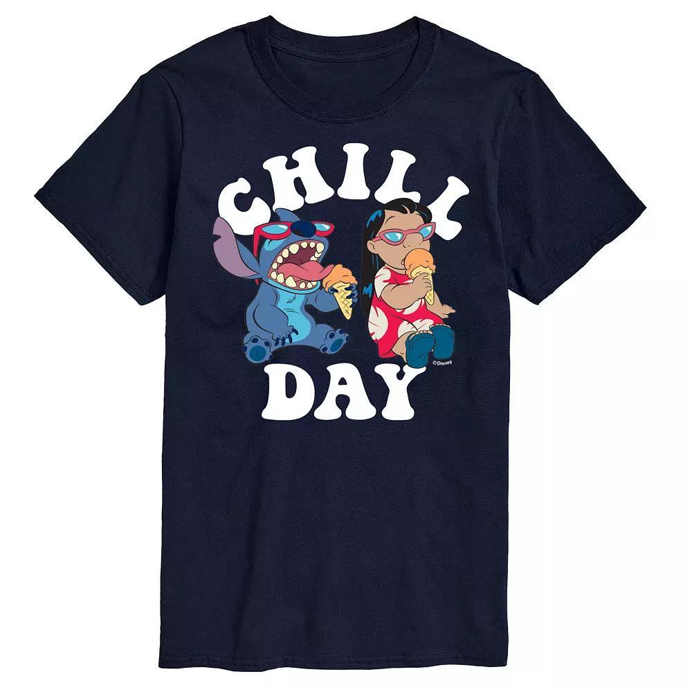 Disneys Lilo and Stitch Big & Tall Chill Day Graphic Tee, Mens Product Image