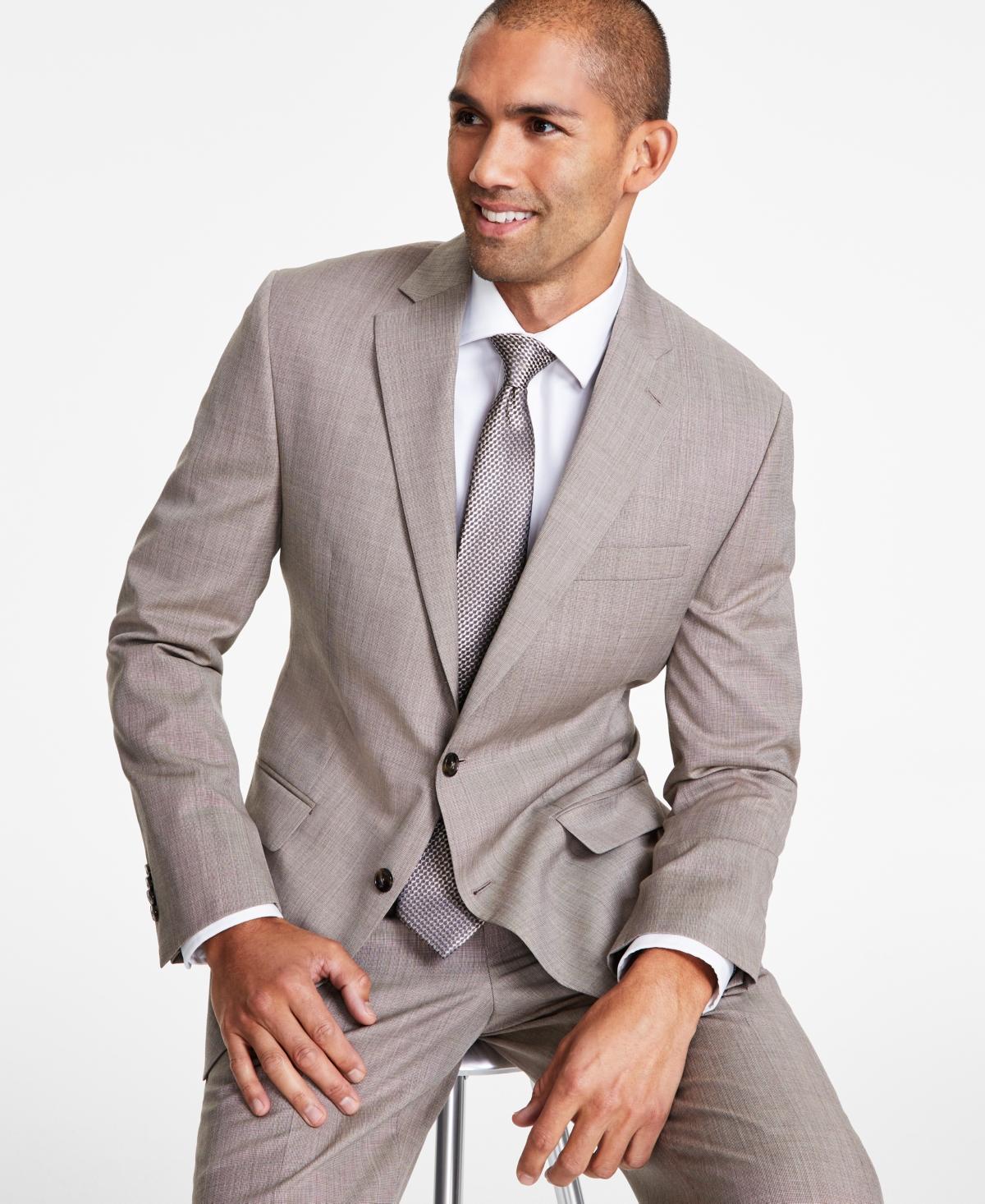 Michael Kors Mens Classic-Fit Stretch Wool-Blend Suit Jacket Product Image