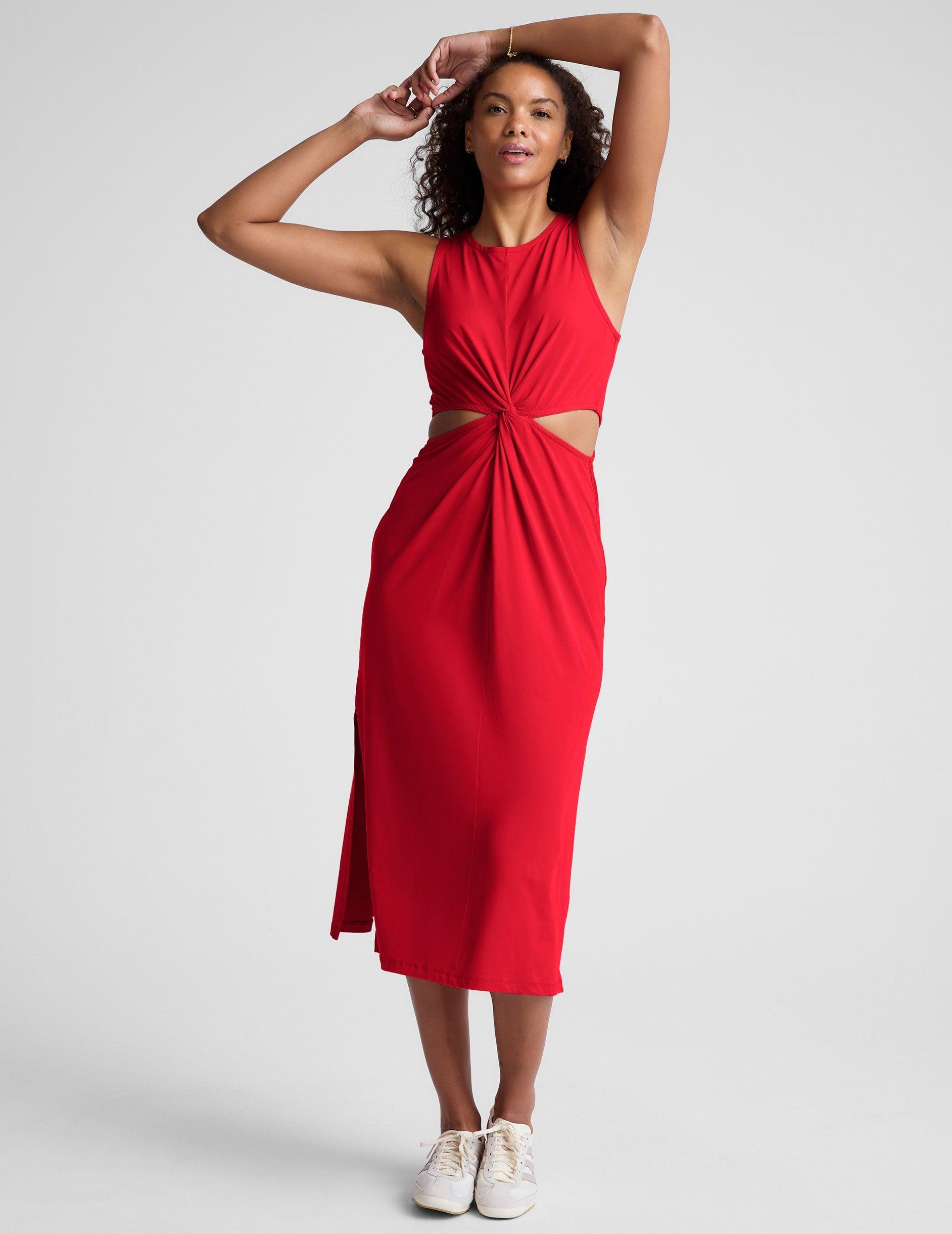 Around The World Front Twist Dress Product Image