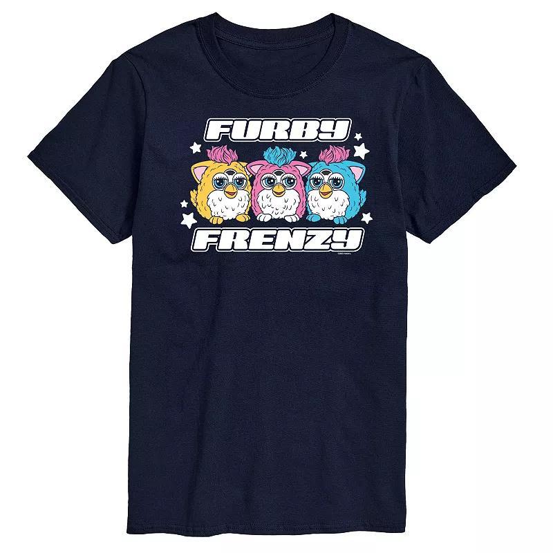 Mens Furby Frenzy Graphic Tee by Hasbro Grey Gray Product Image