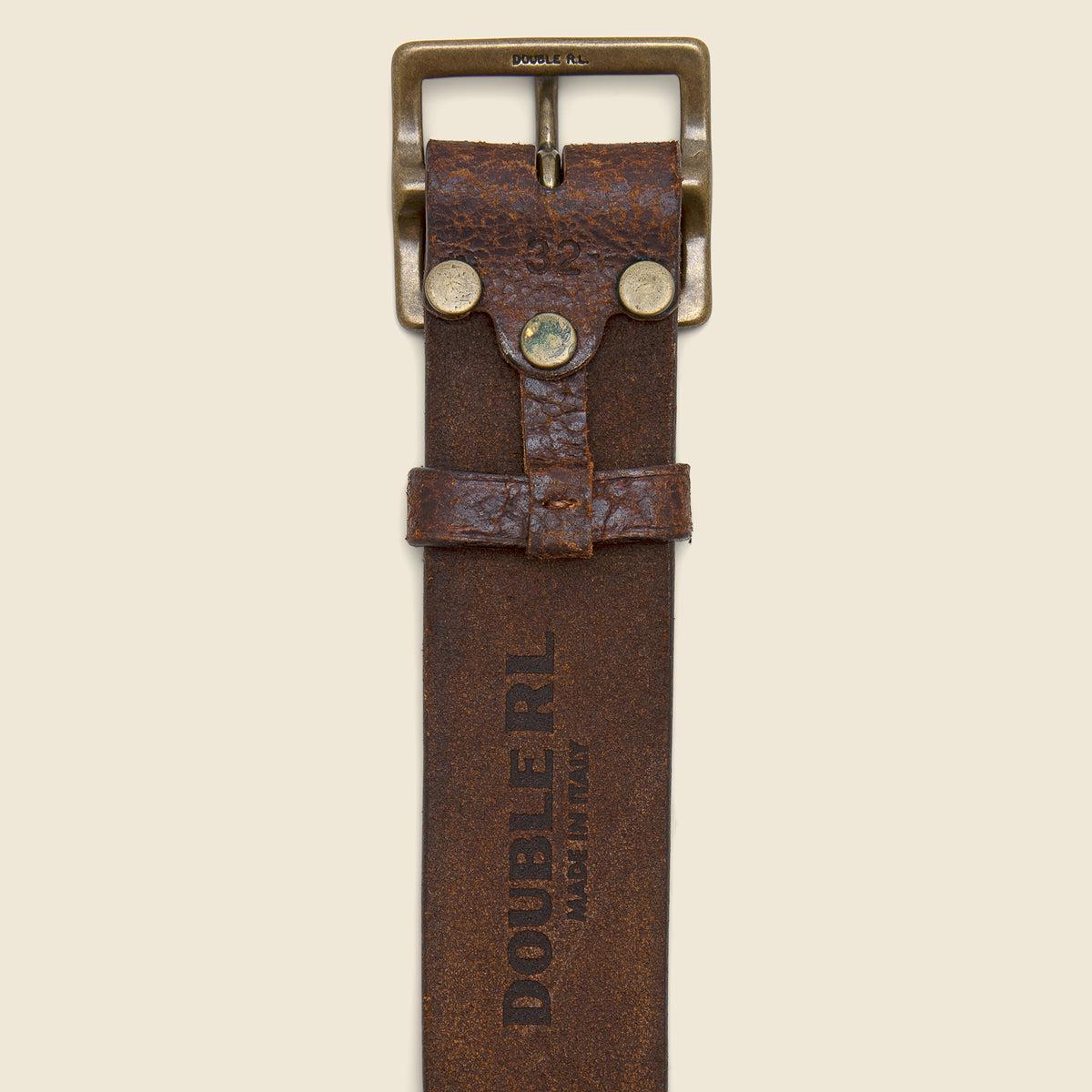 Distressed Leather Belt - Distressed Tan Product Image