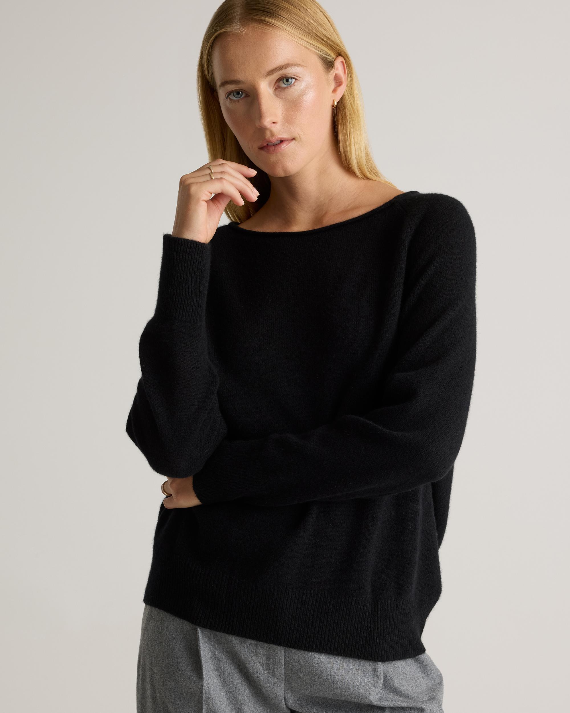 Quince | Women's Mongolian Cashmere Boatneck Sweater Size XS Product Image