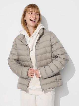 Womens Ultra Light Down Jacket with Anti-Static Gray Small UNIQLO US Product Image