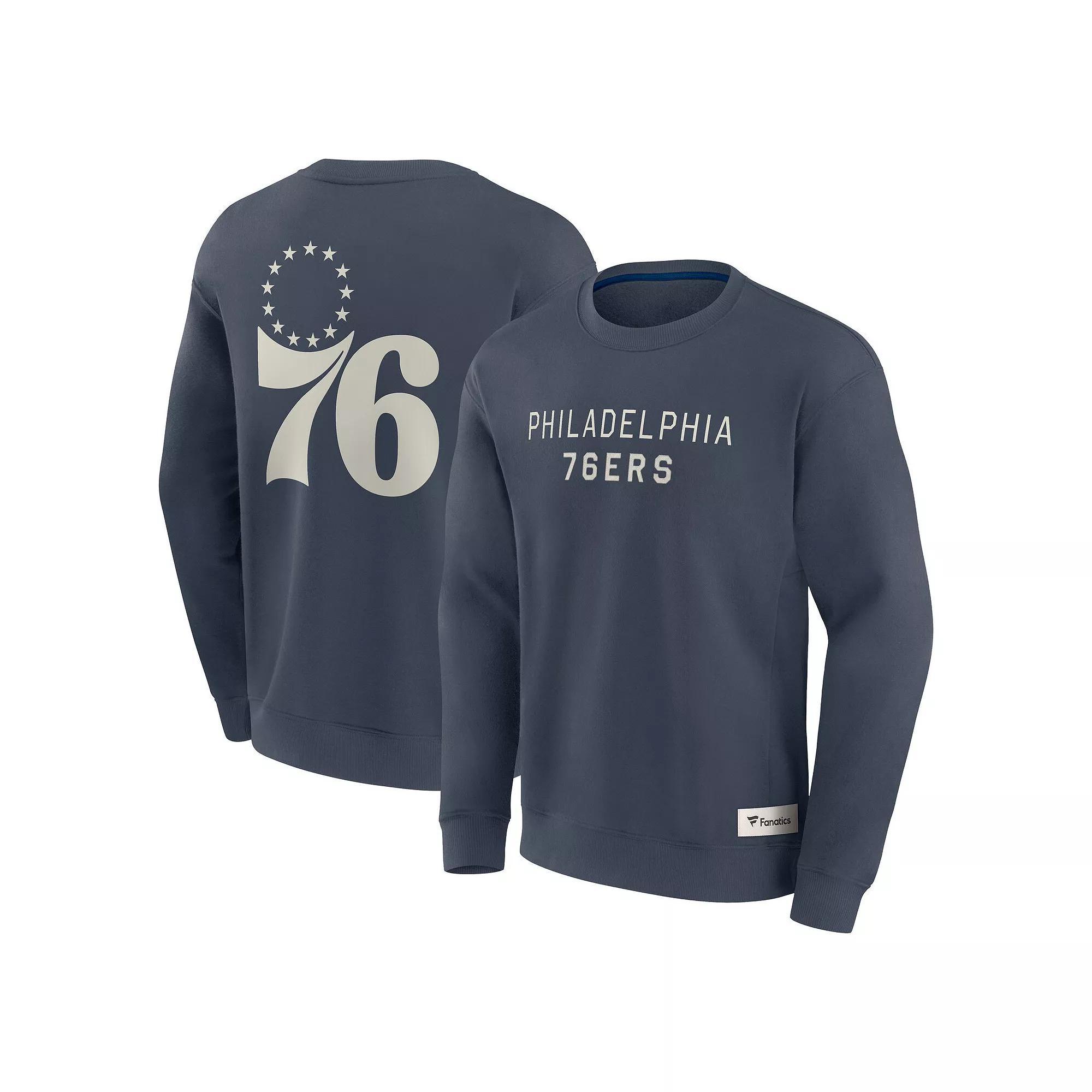 Men's Fanatics Blue Philadelphia 76ers Elements Future Ground Lettering Pullover Sweatshirt, Size: XS, 76r Blue Product Image