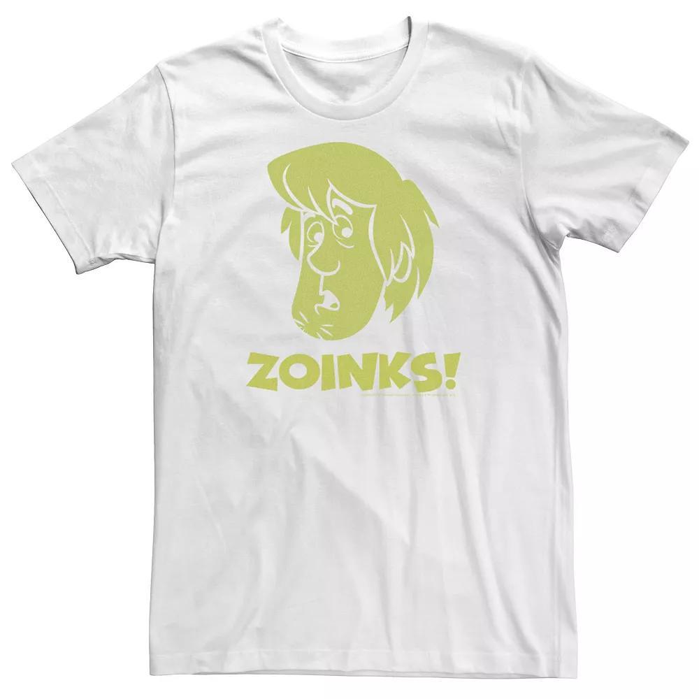 Big & Tall Scooby-Doo Shaggy Zoinks Tee, Men's, Size: XL Tall, White Product Image