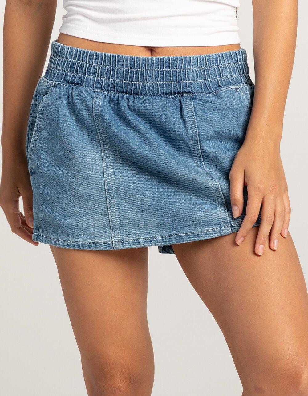 FIVESTAR GENERAL CO. Womens Denim Skort - DENIM Product Image