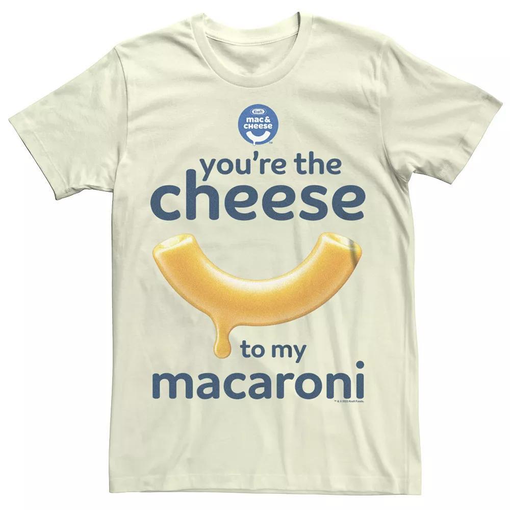 Men's Kraft Mac & Cheese You're The Cheese To My Macaroni Graphic Tee, Size: Large, Natural Product Image