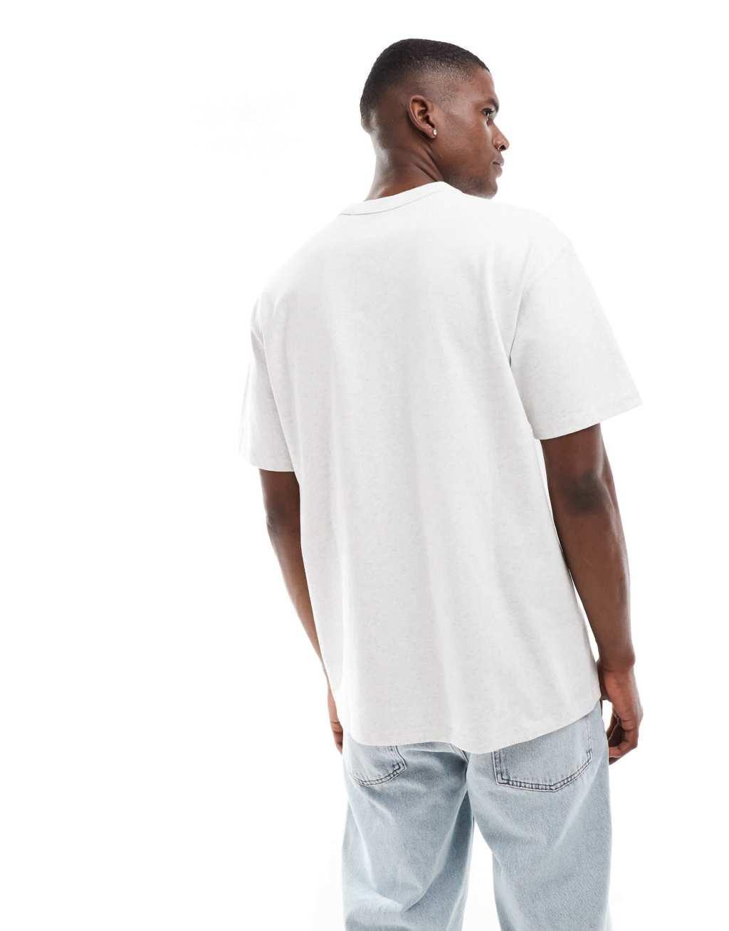 Nike Rose Swoosh logo t-shirt in gray Product Image