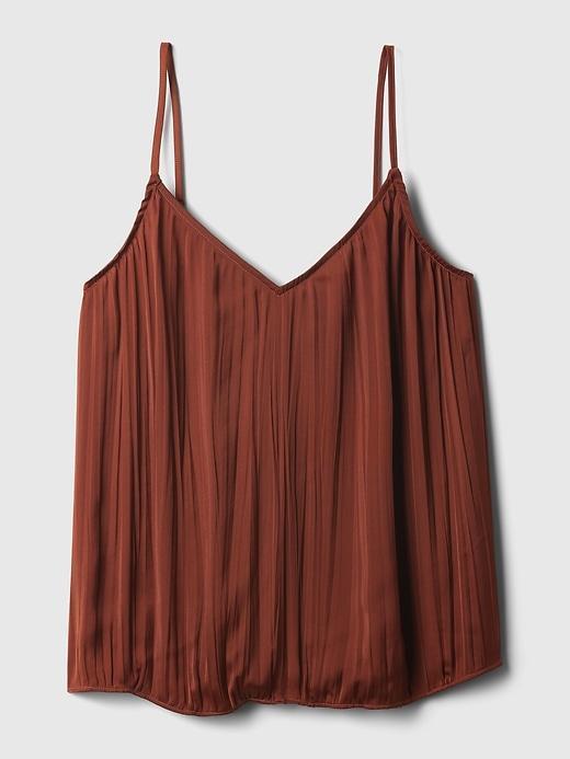 Pleated Satin Cami Product Image