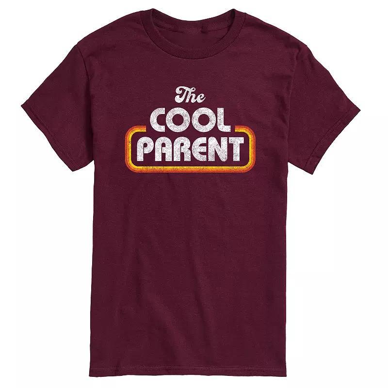 Big & Tall "The Cool Parent" Retro Graphic Tee, Men's, Size: XL Tall, Black Product Image