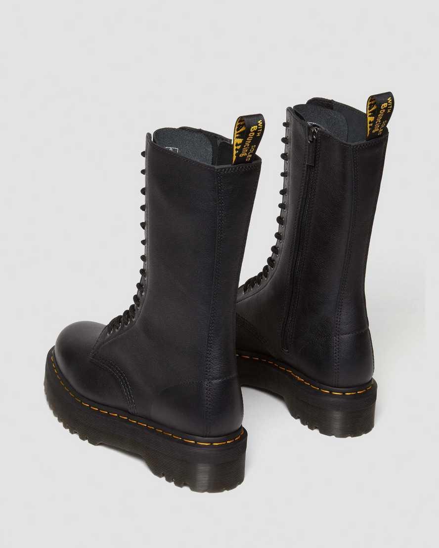 1B99 Pisa Leather Mid Calf Lace Up Boots Product Image