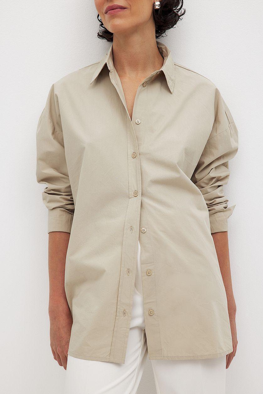 Heavy Oversized Cotton Shirt Product Image