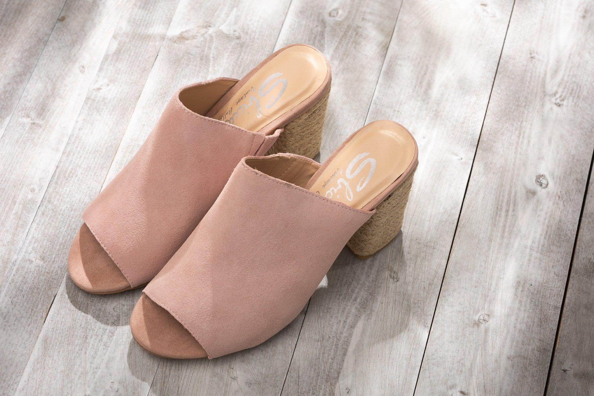 Helena Heeled Sandal in Ice Suede (Online Exclusive) Product Image